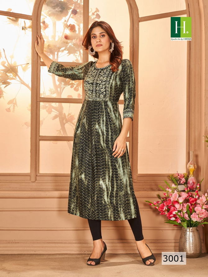 Shibori Vol 3 By Hirwa Nyra Cut Printed Kurtis Catalog
